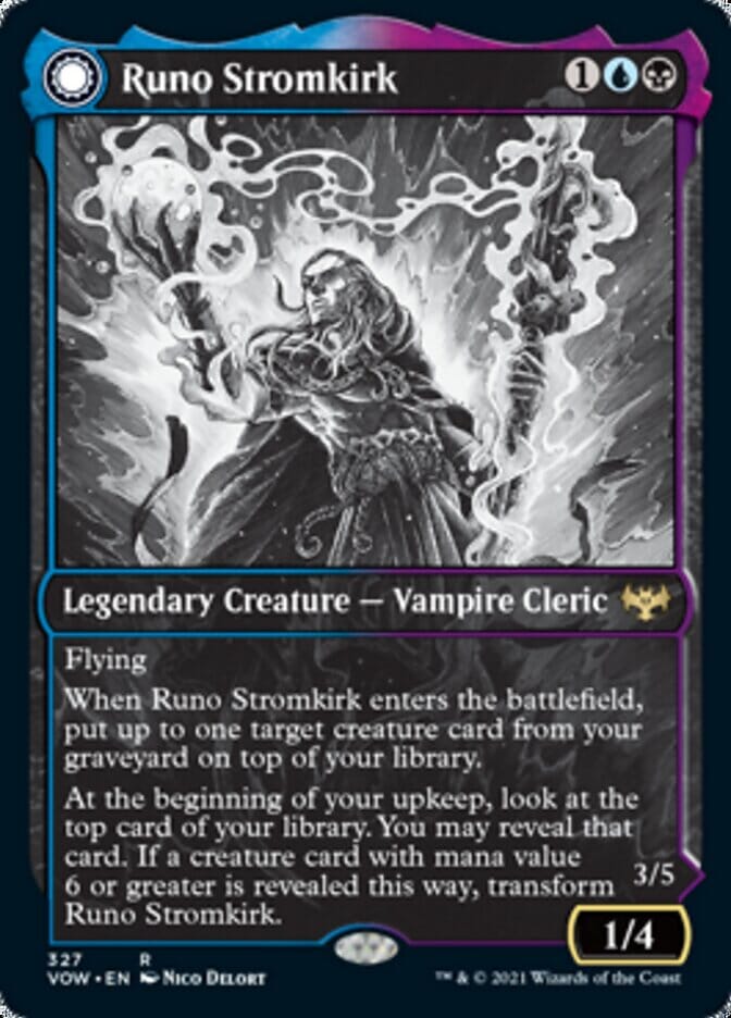 Runo Stromkirk // Krothuss, Lord of the Deep (Showcase Eternal Night) [Innistrad: Crimson Vow] MTG Single Magic: The Gathering  | Multizone: Comics And Games