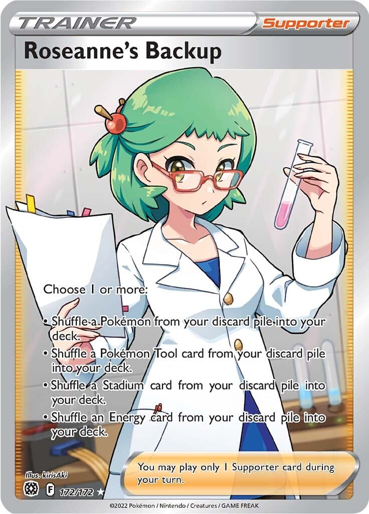 Roseanne's Backup (172/172) [Sword & Shield: Brilliant Stars] Pokemon Single Pokémon  | Multizone: Comics And Games
