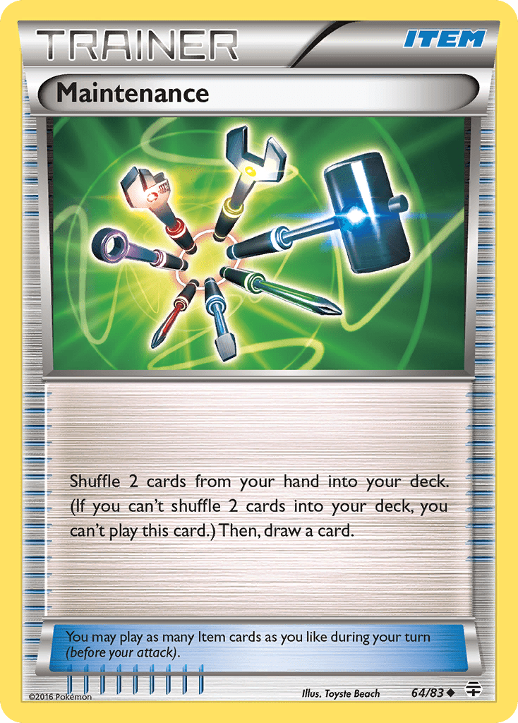 Maintenance (64/83) [XY: Generations] Pokemon Single Pokémon  | Multizone: Comics And Games