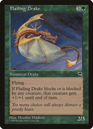 Flailing Drake [Tempest] MTG Single Magic: The Gathering  | Multizone: Comics And Games