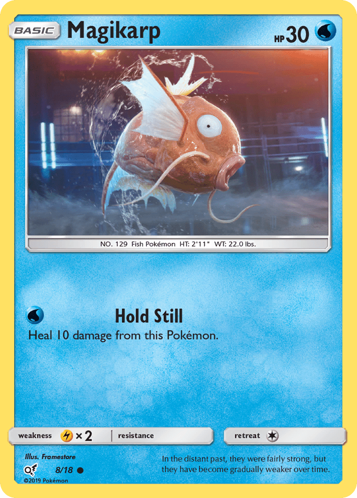 Magikarp (8/18) [Sun & Moon: Detective Pikachu] Pokemon Single Pokémon  | Multizone: Comics And Games