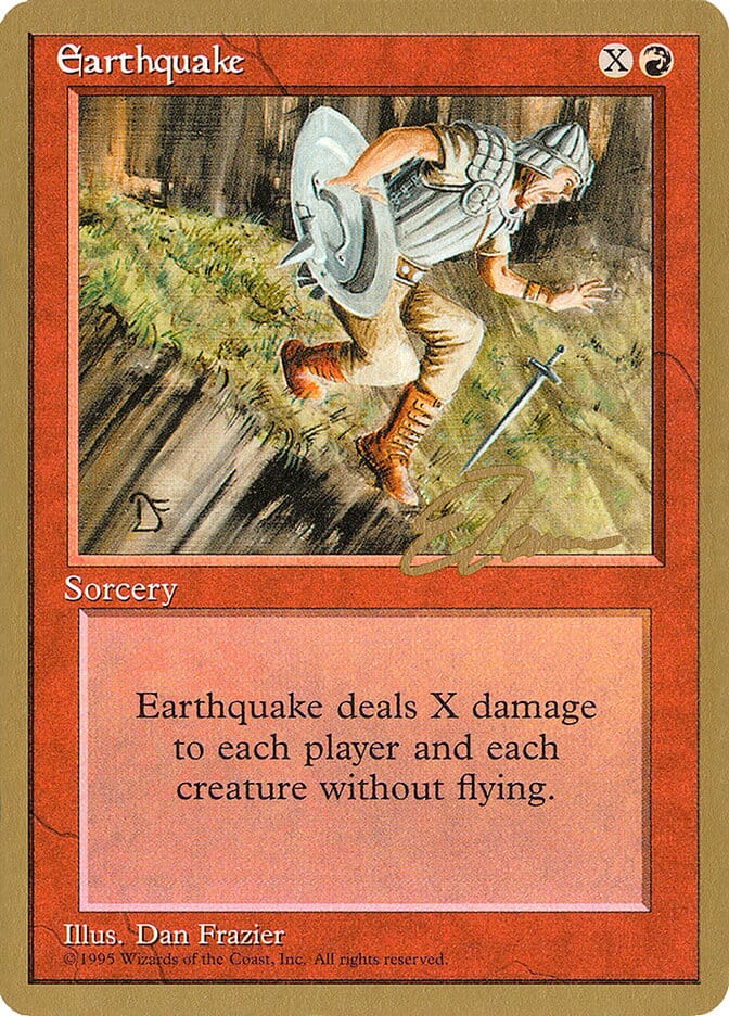 Earthquake (Eric Tam) [Pro Tour Collector Set] MTG Single Magic: The Gathering  | Multizone: Comics And Games