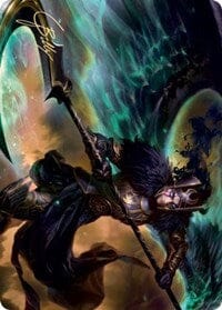 Vengeful Reaper Art Card (Gold-Stamped Signature) [Kaldheim: Art Series] MTG Single Magic: The Gathering  | Multizone: Comics And Games