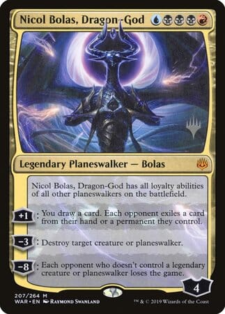 Nicol Bolas, Dragon-God [War of the Spark Promos] MTG Single Magic: The Gathering  | Multizone: Comics And Games