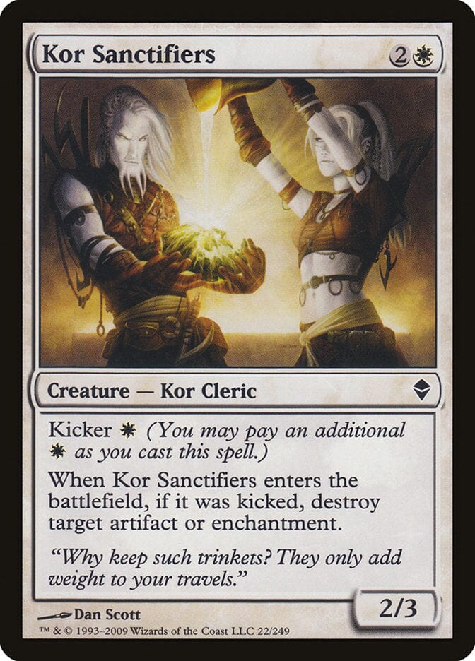 Kor Sanctifiers [Zendikar] MTG Single Magic: The Gathering  | Multizone: Comics And Games