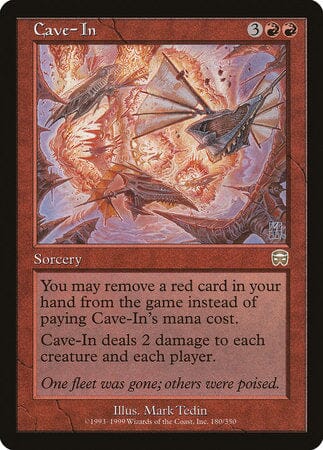 Cave-In [Mercadian Masques] MTG Single Magic: The Gathering  | Multizone: Comics And Games