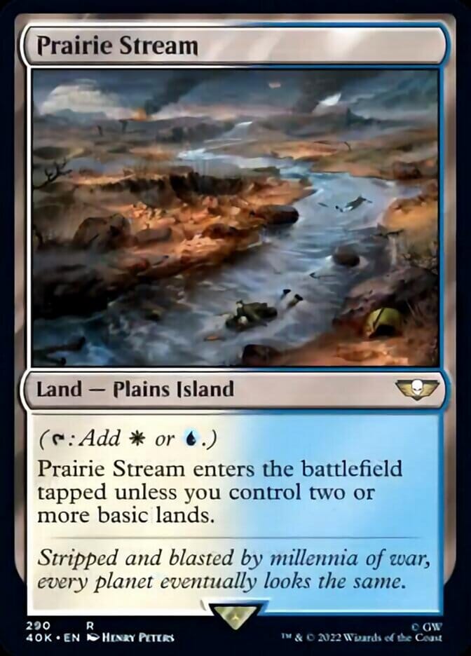 Prairie Stream [Universes Beyond: Warhammer 40,000] MTG Single Magic: The Gathering  | Multizone: Comics And Games