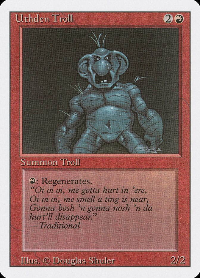 Uthden Troll [Revised Edition] MTG Single Magic: The Gathering  | Multizone: Comics And Games