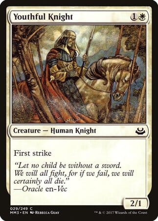 Youthful Knight [Modern Masters 2017] MTG Single Magic: The Gathering  | Multizone: Comics And Games