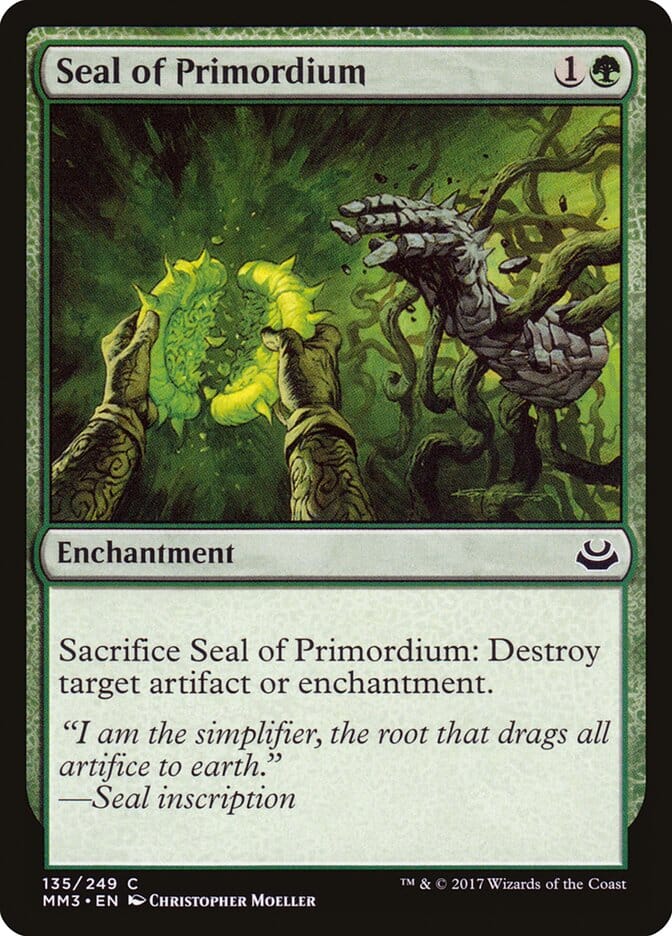 Seal of Primordium [Modern Masters 2017] MTG Single Magic: The Gathering  | Multizone: Comics And Games