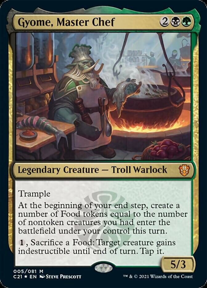 Gyome, Master Chef [Commander 2021] MTG Single Magic: The Gathering  | Multizone: Comics And Games