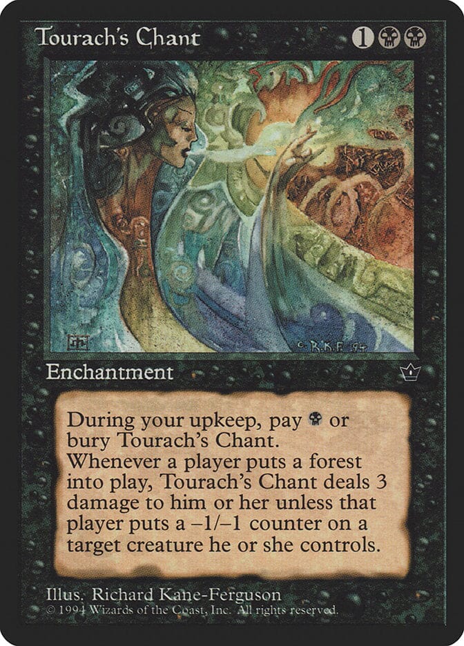 Tourach's Chant [Fallen Empires] MTG Single Magic: The Gathering  | Multizone: Comics And Games