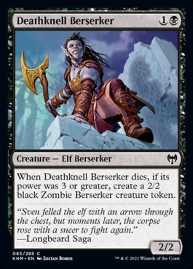 Deathknell Berserker [Kaldheim] MTG Single Magic: The Gathering  | Multizone: Comics And Games