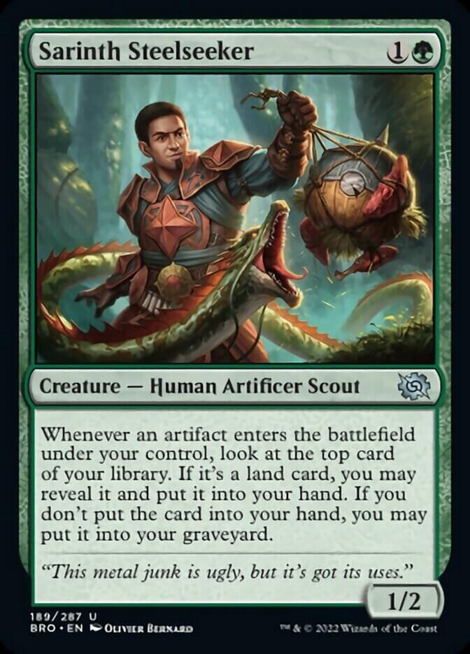 Sarinth Steelseeker [The Brothers' War] MTG Single Magic: The Gathering  | Multizone: Comics And Games