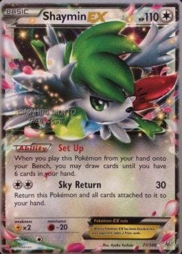 Shaymin EX (77/108) (Black Dragon - Shuntu Sadahiro) [World Championships 2016] Pokemon Single Pokémon  | Multizone: Comics And Games