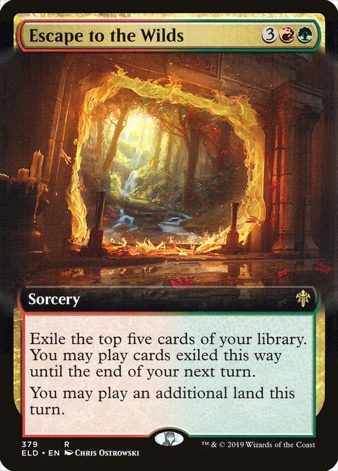 Escape to the Wilds (Extended Art) [Throne of Eldraine] MTG Single Magic: The Gathering  | Multizone: Comics And Games