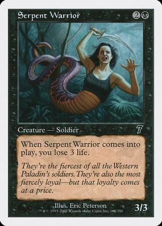 Serpent Warrior [Seventh Edition] MTG Single Magic: The Gathering  | Multizone: Comics And Games
