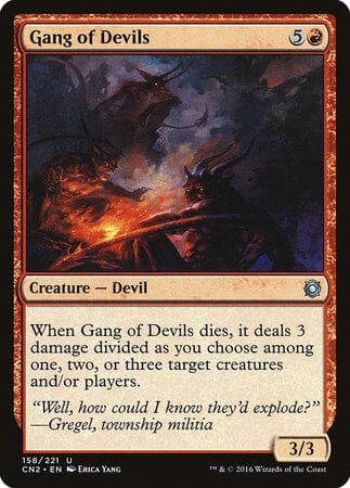 Gang of Devils [Conspiracy: Take the Crown] MTG Single Magic: The Gathering  | Multizone: Comics And Games
