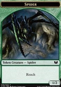 Spider // Wolf Double-Sided Token [Commander 2015 Tokens] MTG Single Magic: The Gathering  | Multizone: Comics And Games