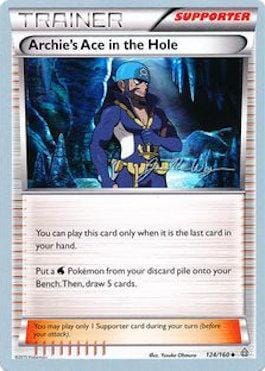 Archie's Ace in the Hole (124/160) (HonorStoise - Jacob Van Wagner) [World Championships 2015] Pokemon Single Pokémon  | Multizone: Comics And Games