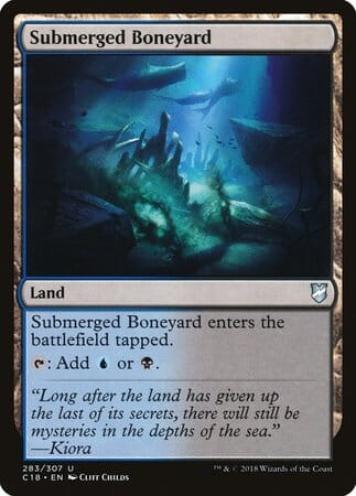 Submerged Boneyard [Commander 2018] MTG Single Magic: The Gathering  | Multizone: Comics And Games