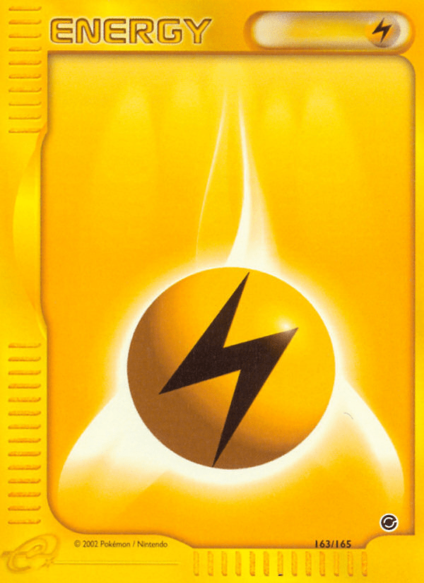 Lightning Energy (163/165) [Expedition: Base Set] Pokemon Single Pokémon  | Multizone: Comics And Games