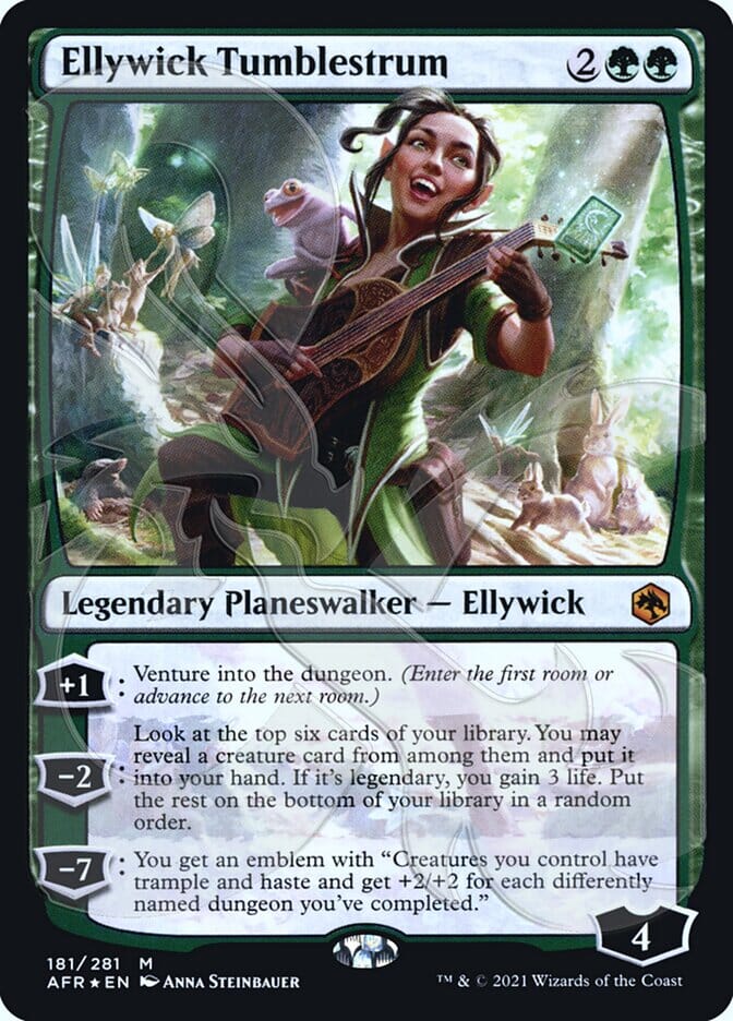 Ellywick Tumblestrum (Ampersand Promo) [Dungeons & Dragons: Adventures in the Forgotten Realms Promos] MTG Single Magic: The Gathering  | Multizone: Comics And Games