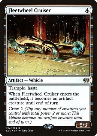 Fleetwheel Cruiser [Kaladesh Promos] MTG Single Magic: The Gathering  | Multizone: Comics And Games