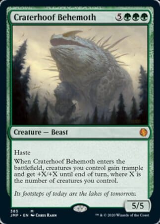 Craterhoof Behemoth [Jumpstart] MTG Single Magic: The Gathering  | Multizone: Comics And Games