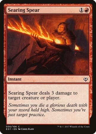 Searing Spear [Archenemy: Nicol Bolas] MTG Single Magic: The Gathering  | Multizone: Comics And Games
