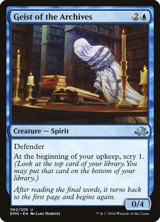 Geist of the Archives [Eldritch Moon] MTG Single Magic: The Gathering  | Multizone: Comics And Games