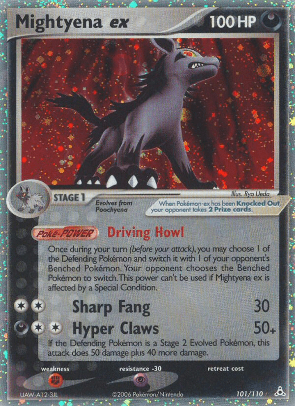 Mightyena ex (101/110) [EX: Holon Phantoms] Pokemon Single Pokémon  | Multizone: Comics And Games