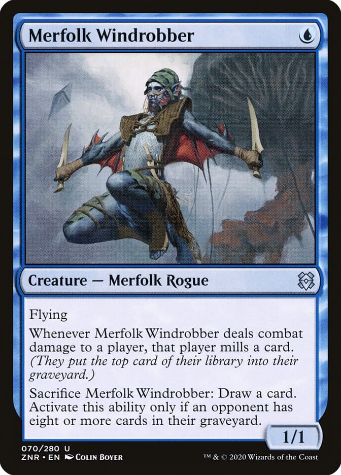 Merfolk Windrobber [Zendikar Rising] MTG Single Magic: The Gathering  | Multizone: Comics And Games