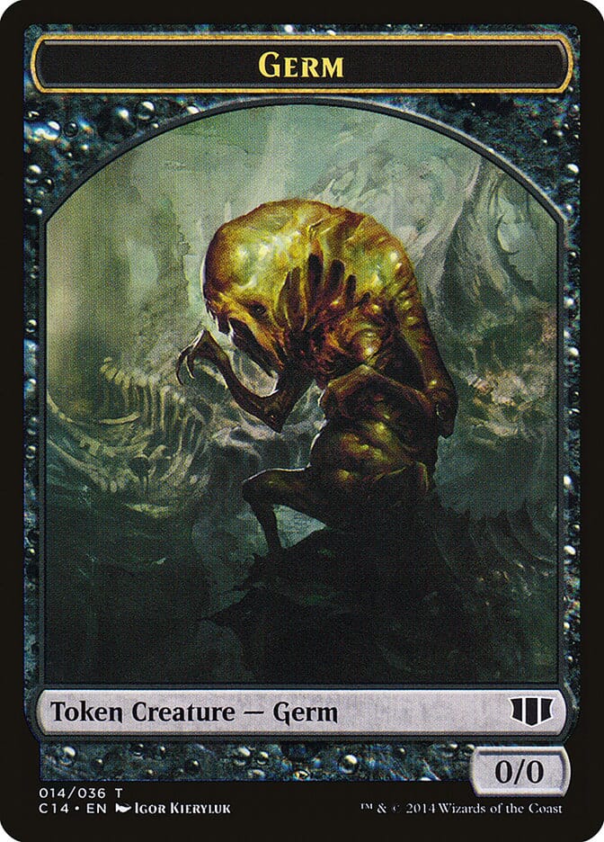 Germ // Zombie (016/036) Double-sided Token [Commander 2014 Tokens] MTG Single Magic: The Gathering  | Multizone: Comics And Games