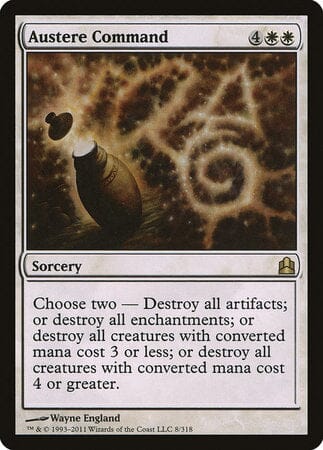 Austere Command [Commander 2011] MTG Single Magic: The Gathering  | Multizone: Comics And Games