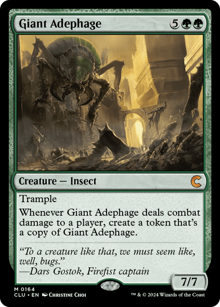 Giant Adephage [Ravnica: Clue Edition] MTG Single Magic: The Gathering  | Multizone: Comics And Games