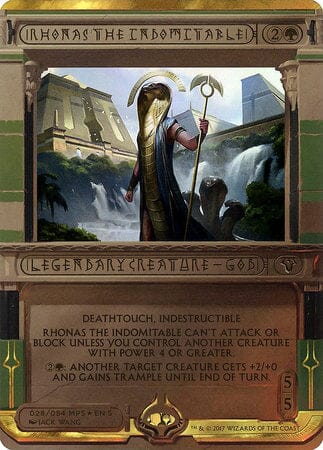 Rhonas the Indomitable [Amonkhet Invocations] MTG Single Magic: The Gathering  | Multizone: Comics And Games