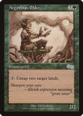 Argothian Elder [Urza's Saga] MTG Single Magic: The Gathering  | Multizone: Comics And Games