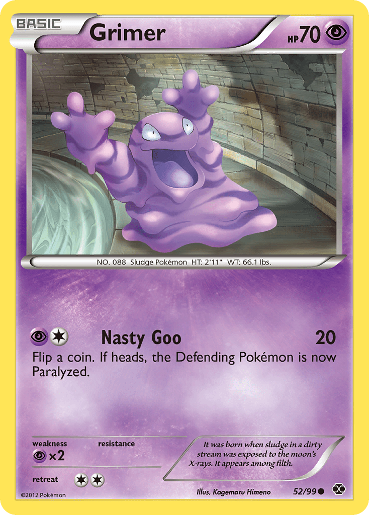 Grimer (52/99) [Black & White: Next Destinies] Pokemon Single Pokémon  | Multizone: Comics And Games