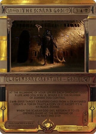 The Scarab God [Amonkhet Invocations] MTG Single Magic: The Gathering  | Multizone: Comics And Games