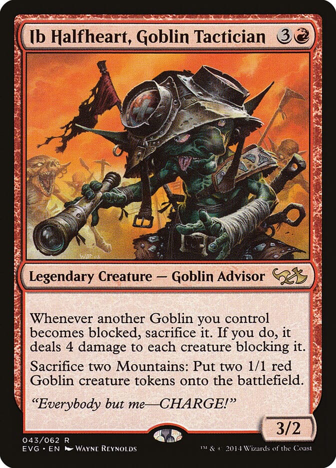 Ib Halfheart, Goblin Tactician (Elves vs. Goblins) [Duel Decks Anthology] MTG Single Magic: The Gathering  | Multizone: Comics And Games