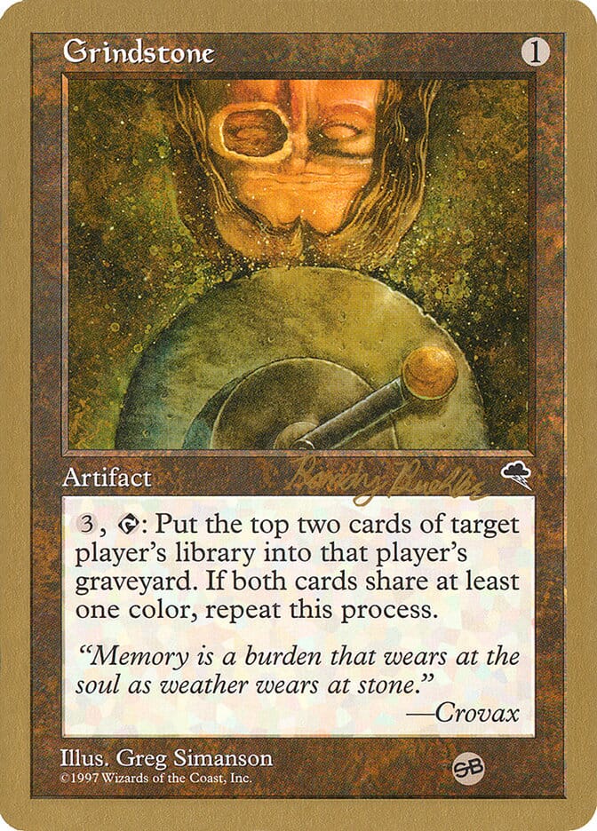 Grindstone (Randy Buehler) (SB) [World Championship Decks 1998] MTG Single Magic: The Gathering  | Multizone: Comics And Games