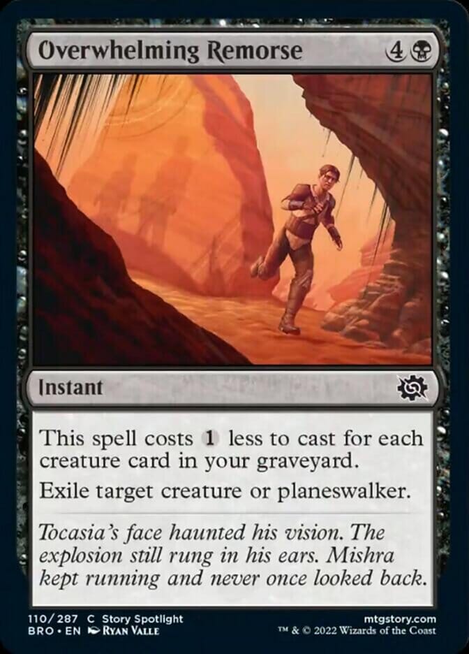 Overwhelming Remorse [The Brothers' War] MTG Single Magic: The Gathering  | Multizone: Comics And Games