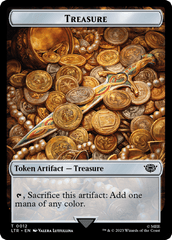 The Monarch // Treasure Double-Sided Token [The Lord of the Rings: Tales of Middle-Earth Commander Tokens] MTG Single Magic: The Gathering  | Multizone: Comics And Games