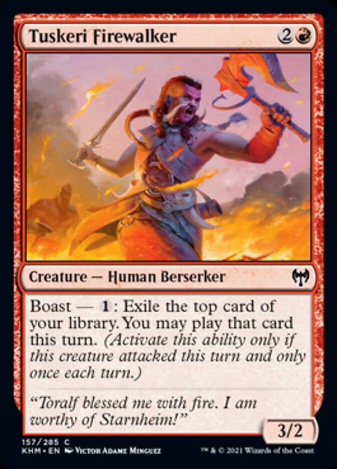 Tuskeri Firewalker [Kaldheim] MTG Single Magic: The Gathering  | Multizone: Comics And Games