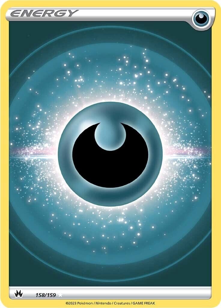 Darkness Energy (158/159) (Texture Full Art) [Sword & Shield: Crown Zenith] Pokemon Single Pokémon  | Multizone: Comics And Games