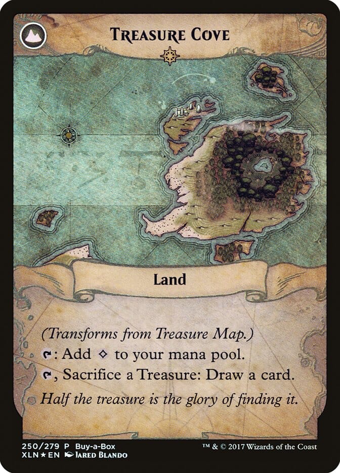 Treasure Map // Treasure Cove (Buy-A-Box) [Ixalan Treasure Chest] MTG Single Magic: The Gathering  | Multizone: Comics And Games
