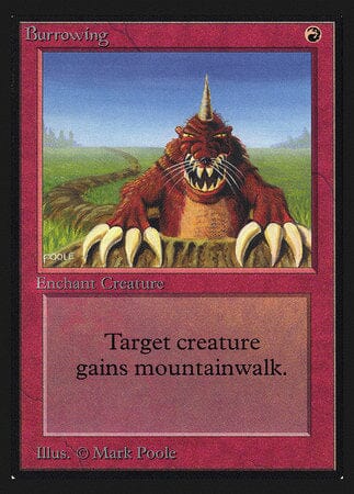 Burrowing (CE) [Collectors’ Edition] MTG Single Magic: The Gathering  | Multizone: Comics And Games