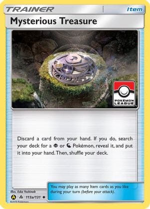 Mysterious Treasure (113a/131) (League Promo) [Sun & Moon: Forbidden Light] Pokemon Single Pokémon  | Multizone: Comics And Games