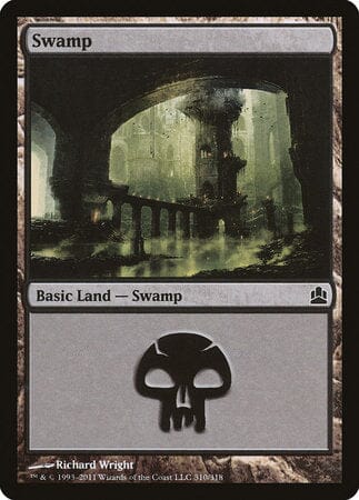 Swamp (310) [Commander 2011] MTG Single Magic: The Gathering  | Multizone: Comics And Games